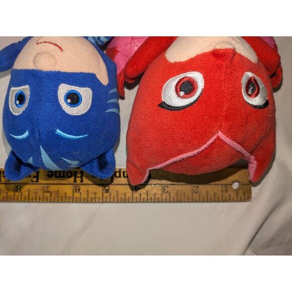 PJ Masks Owlette & Cat Boy Plush Super Heroes Stuffed Animals Toy Set Kids 8" - Picture 8 of 9